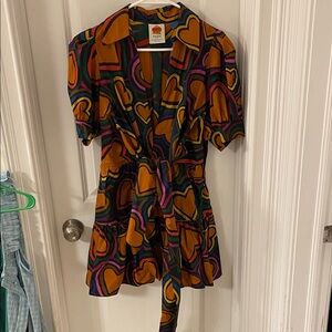 Farm rio Heart Patterned Dress